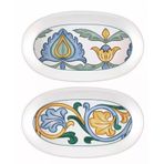 The Mia Gri 26 cm Limoncello Oval Servis 2'li Set