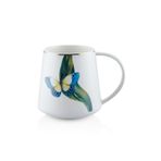 The Mia KPA0262 340 cc Folium Blue Porselen Kupa