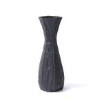 The Mia Licia 17x15x45 cm Siyah Seramik Vazo