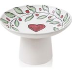The Mia Luv Ayaklı Servis Tabağı 20 cm - Tek Ebat - Çok Renkli