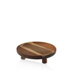 The Mia Natura Ahşap 20x6 cm Ayaklı Servis Standı