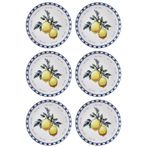 The Mia ODL004 26 cm Odore Di Limone 6'lı Servis Tabağı Set