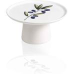 The Mia Olivos Ayaklı Servis Tabağı 10X19 cm - Çok Renkli - Tek Ebat