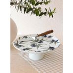 The Mia Olivos Ayaklı Servis Tabağı 10X30 cm OVS0010 - Çok Renkli - Tek Ebat