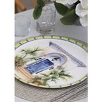 The Mia Palma Servis Tabağı 31 Cm Çok Renkli