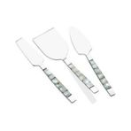 The Mia Pearl Peynir Servis Takimi White 3 Parca Ckb0175