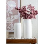 The Mia Pure Dekoratif Vazo 15x15x33 Cm Beyaz
