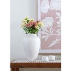 The Mia Pure Dekoratif Vazo 27x27x41 Cm Beyaz