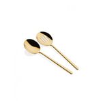 The Mia Salata Servis Seti Gold 2 Parça