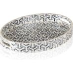 The Mia Sedef Oval Tepsi 50X36X6 cm TLC0094 - Tek Ebat - Lacivert