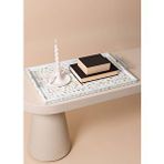 The Mia Sedef Tepsi 55x35x2 Cm Tlc0082 Krem