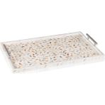 The Mia Sedef Tepsi 55X35X2 cm TLC0082 - Tek Ebat - Krem
