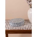 The Mia Sedef Yuvarlak Kutu 30x23x8 Cm Tlc0090 Lacivert