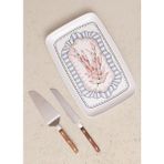 The Mia Spring Dikdörtgen Servis Tabağı 31x20 cm SPR0015 - Renkli - Tek Ebat