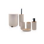The Mia Stripe Krem 6 Parça Banyo Seti