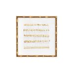 The Mia TBL0096 Flume Beyaz 60x60x4 cm Tablo
