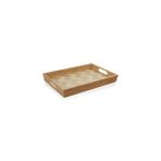 The Mia TPS0074 Wicker 33x23 CM Bambu Tepsi