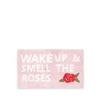 The Mia Wake Up And Smell The Roses Renkli Pamuklu Banyo Paspası 60 X 100 Cm