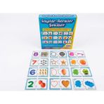 The Monarch Co Eşleştirme Kartları: Sayılar, Renkler ve Şekiller | Okul Öncesi Zeka Geliştirici Yapboz Puzzle Oyunu