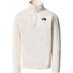The North Face 100 Glacier 1/4 Zip Erkek Bej Polar Sweatshirt - Beyaz - 2XL
