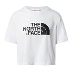 The North Face Cropped Easy Kadın Beyaz Bisiklet Yaka Tişört