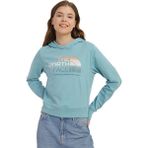 The North Face D2 Graphic Crop Hoodie Kadın Sweatshirt - NF0A83FG - Mint - XL