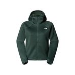 The North Face Dotknit Thermal FZ Kapüşonlu Polar Sweatshirt, XL, NF0A89VE, Yeşil, kadın