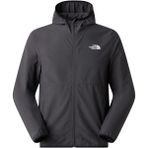 The North Face Erkek 24/7 Woven Fz Hood ceket (tekli paket), Antrasit Gri, S