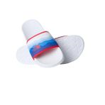 THE NORTH FACE Erkek Base Camp Slide III Sandalet | Yüksek Yastıklı, Dayanıklı TPU Kayış ve Kauçuk Taban, Gökyüzü Sahne Baskı/Tnf Beyaz, 12