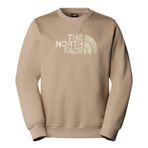 The North Face Erkek Drew Peak Crew Sweatshirt (1'li Paket), Mantar Grisi/Gravel, S