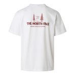 The North Face Erkek Kamp Relaxed Short Sleeve-Graph Tişört (1'li Paket), Tnf Beyaz, L