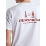 The North Face Erkek Kamp Relaxed Short Sleeve-Graph Tişört (1'li Paket), Tnf Beyaz, XL