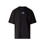The North Face Erkek Liquid Logo Büyük Beden Kısa Kollu Tişört (1'li Paket), Tnf Siyah, XS
