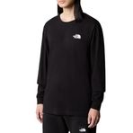 THE NORTH FACE Erkek M L/S Easy Tee T-Shirt, Siyah, S