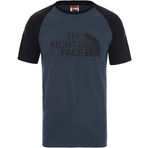 THE NORTH FACE Erkek M Ss Reglan Kolay Tişört Mavi Kanatlı Cam Göbeği