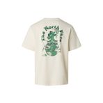 The North Face Erkek Retro Earth Relaxed Short Sleeve-g T-Shirt (1'li paket), Beyaz Dune, M