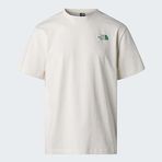 The North Face Erkek Retro Earth Relaxed Short Sleeve-g T-Shirt (1'li paket), Beyaz Dune, XXL