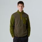 The North Face Erkek Yumiori 1/4 Fermuarlı Polar Ceket NF0A883SEP71 - 2XL - Yeşil