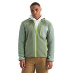 The North Face Erkek Yumiori Tam Fermuarlı Ceket - Logolu Hafif Polar Ceket, Güvenli Fermuarlı Cepler, Kabuk Sisi/Kayrak Yosun/Fizz Kireç, X-Large