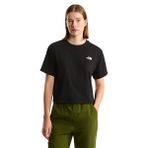 The North Face Evolution Simple Dome Cropped Relaxed Kadın Siyah Outdoor T-Shirt NF0A8FDHJK31