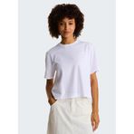 THE NORTH FACE Evolution Simple Dome T-Shirt, S, 5003365111, Beyaz, Kadın