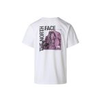 THE NORTH FACE Half Dome Fotoğraf Baskılı Tişört, M, NF0A8GV0FN41, TNF White, Erkek