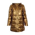 The North Face Jr North Down Long NF0A7UNC95U Kız Çocuk Mont Altın