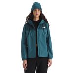 The North Face Kadın Antora Ceket (Standart ve Büyük Beden) - Su Geçirmez ve Rüzgar Geçirmez Yağmurluk, Güvenli Fermuarlı El Cepleri, Uzay/Derin Selvi, Small