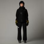 The North Face Kadın Descendit Siyah Outdoor Mont Standart Kalıp ile Rüzgar Geçirmez Özellik - XS
