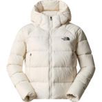 The North Face Kadın Hyalite Down Hoodie Beyaz Düz Kalın Mont Doğa Yürüyüşü İçin Standart Kalıp