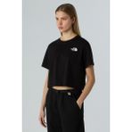 The North Face Kadın Kısa Kol T-Shirt İnce Kumaşla Şık ve Rahat Yaz Modası - XL - Siyah