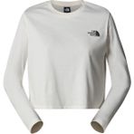 The North Face Kadın L/s Sımple Dome Crop T-Shirt Beyaz Renk XS Beden Konforlu Kumaş