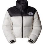 The North Face Kadın Nuptse Short Ceket Su Geçirmez Beyaz Kumaş Regular Fit Sportswear NF0A5GGEROU1