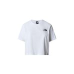THE NORTH FACE Kadın SIMPLE DOME CROPPED RELAXED Tişört NF0A87U4FN41 Beyaz-L